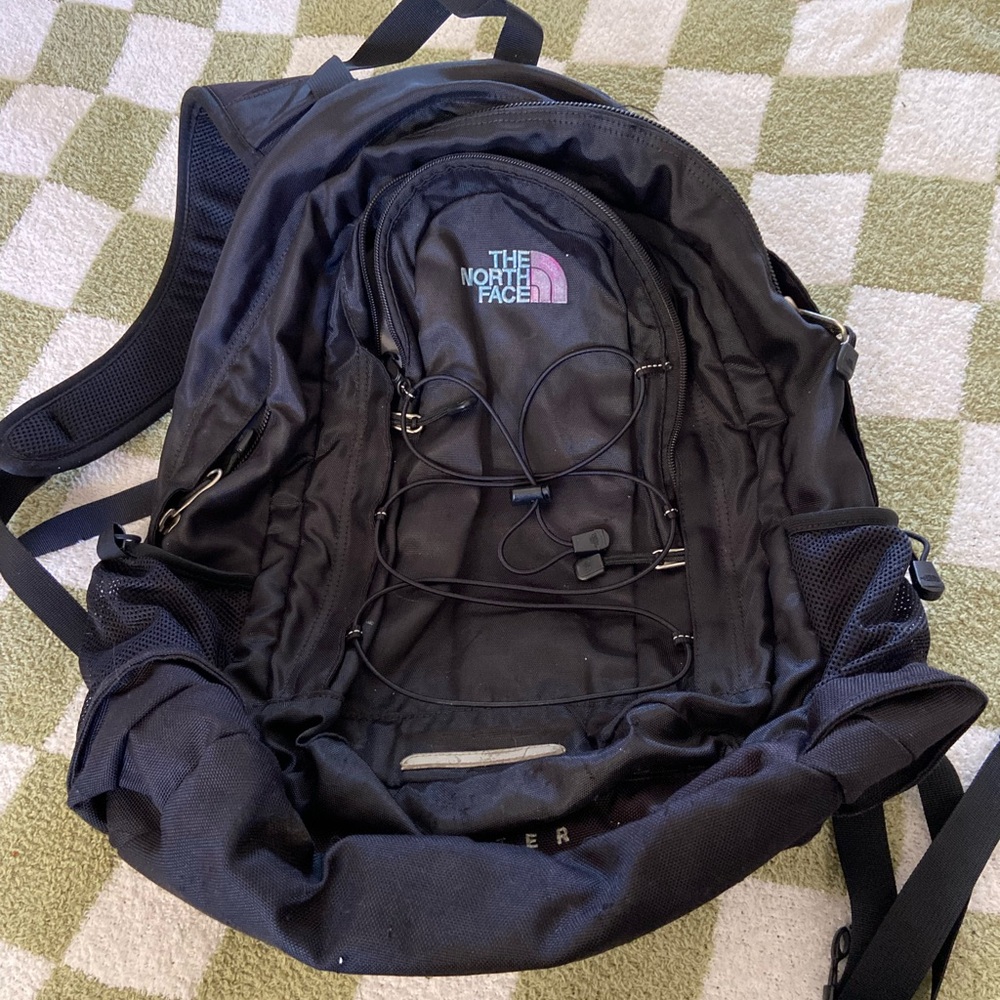 The North Face Black Backpack with Padded Straps